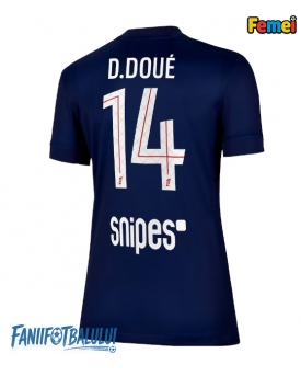Paris Saint-Germain Desire Doue #14 Tricou Fotbal Replică 2025-26 Femei Acasa